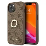 guess-4g-ring-case-etui-iphone-13-mini-brazowy