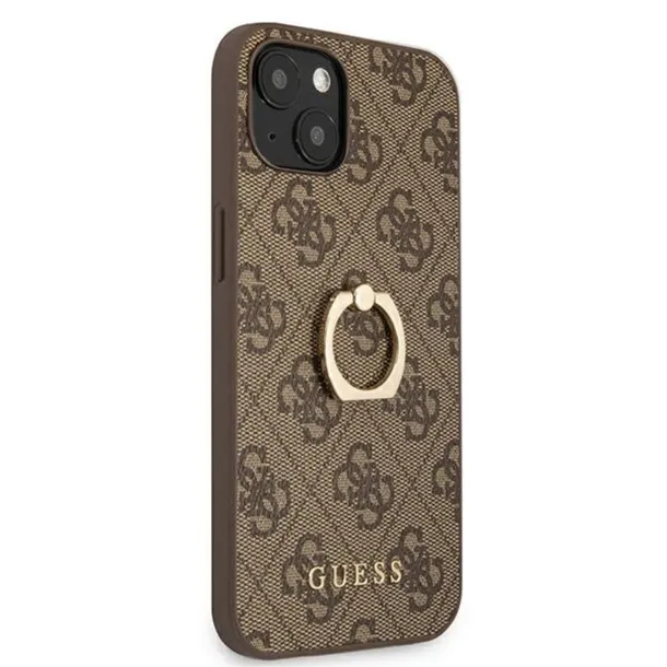 guess-4g-ring-case-etui-iphone-13-mini-brazowy-kolor-inny