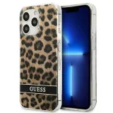 guess-leopard-electro-stripe-etui-iphone-13-pro-brown