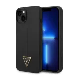 guess-silicone-triangle-logo-etui-iphone-14-czarny