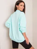 mietowa-bawelniana-bluza-basic-s-m-stan-nowy