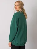 ciemnozielona-bawelniana-bluza-basic-s-m-marka-inna