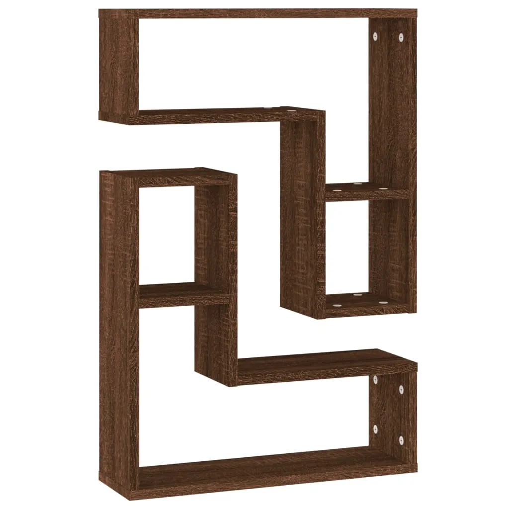 polki-scienne-2-szt-brazowy-dab-50x15x50-cm