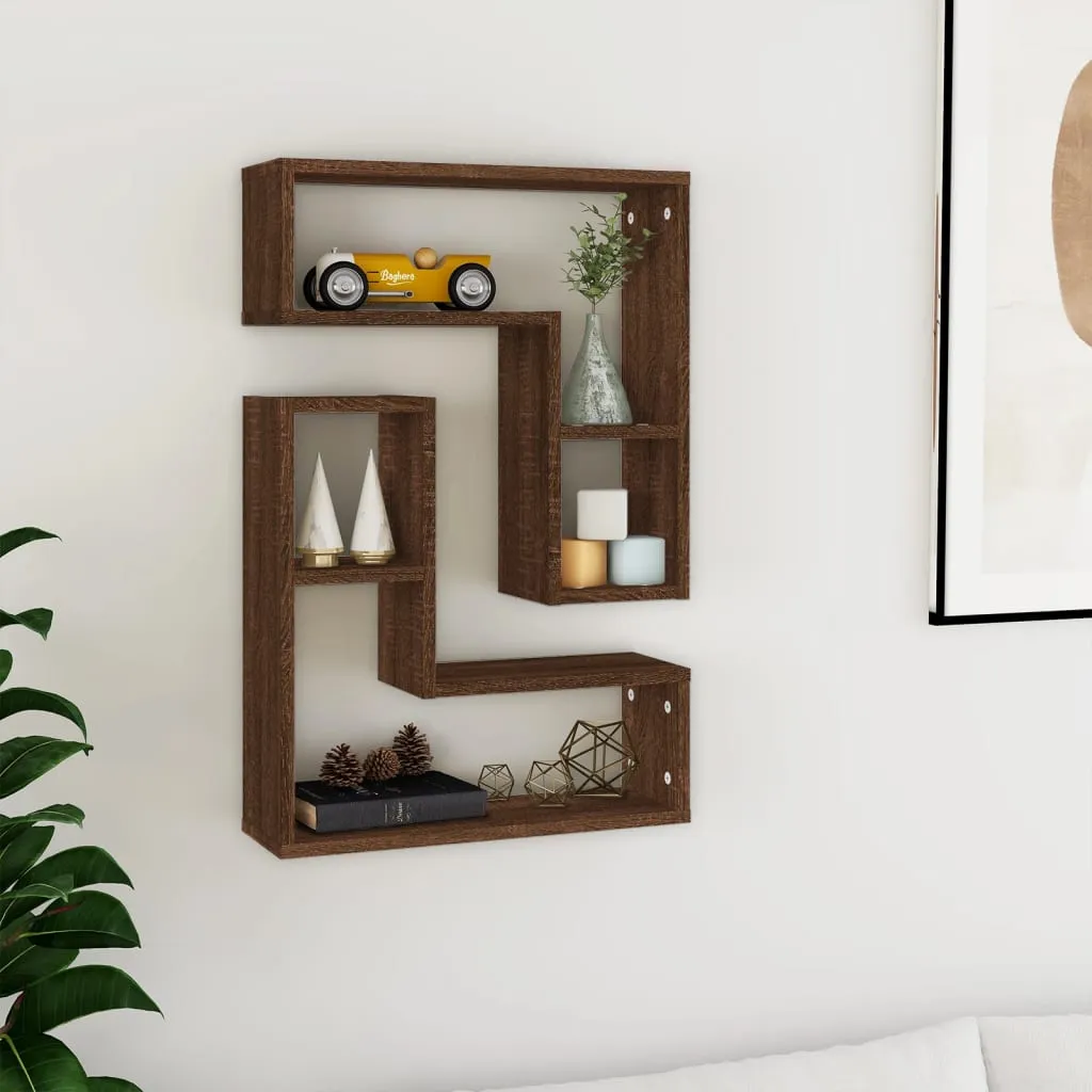 polki-scienne-2-szt-brazowy-dab-50x15x50-cm