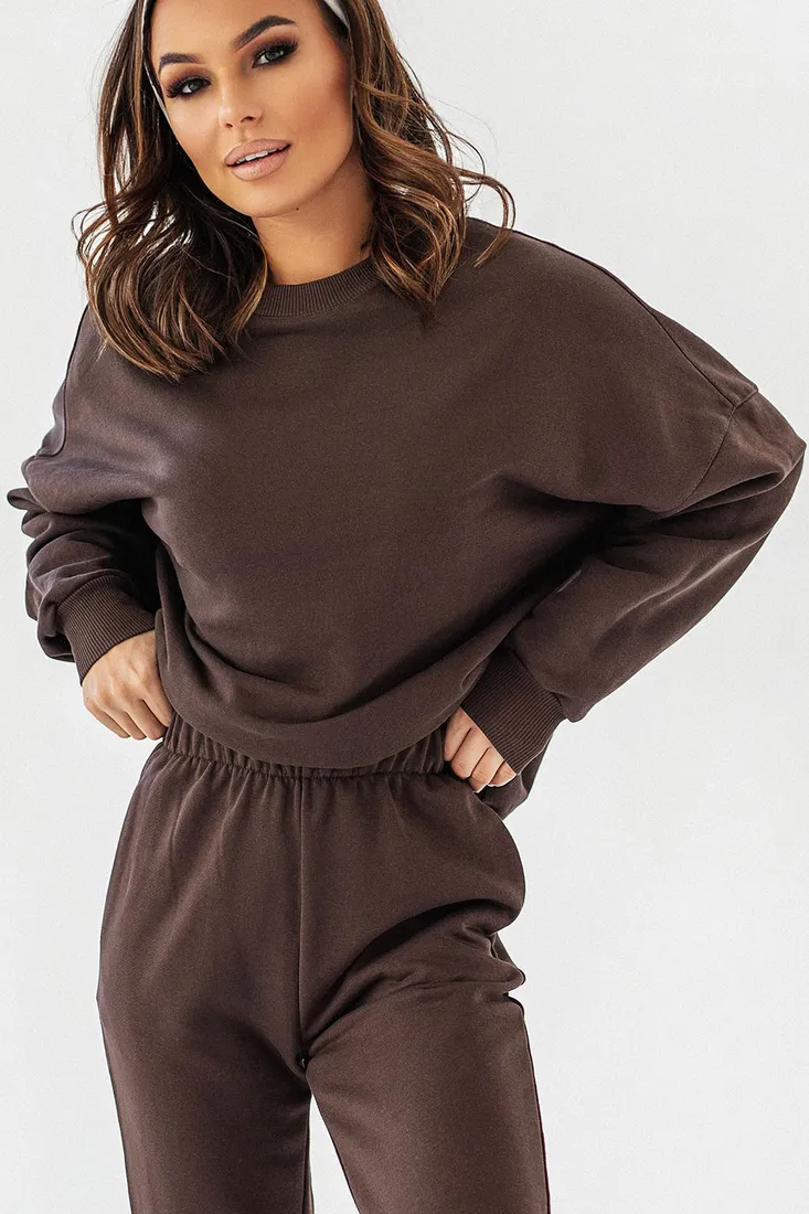 czekoladowa-bluza-oversize-morelli-m-l