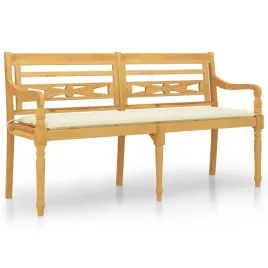 lawka-batavia-z-kremowa-poduszka-150-cm-lite-drewno-tekowe