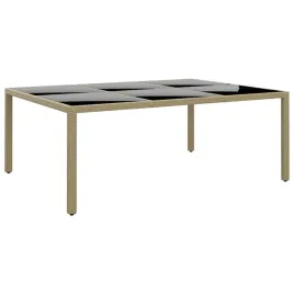 stol-ogrodowy-200x150x75-cm-szklo-i-rattan-pe-bezowy