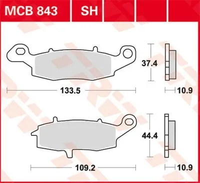 klocki-hamulcowe-trw-mcb843sh-stan-nowy