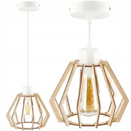 lampa-wiszaca-led-zyrandol-e27-biala-diament-drewniany-do-salonu-pokoju
