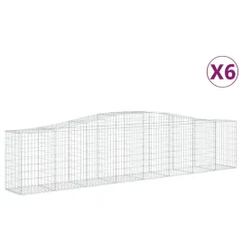 kosze-gabionowe-6-szt-400x50x80-100-cm-galwanizowane-zelazo
