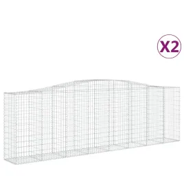 kosze-gabionowe-2-szt-400x50x120-140-cm-galwanizowane-zelazo