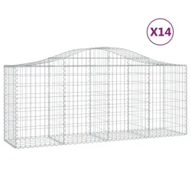 kosze-gabionowe-14-szt-200x50x80-100-cm-galwanizowane-zelazo