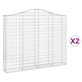 kosze-gabionowe-2-szt-200x30x160-180-cm-galwanizowane-zelazo