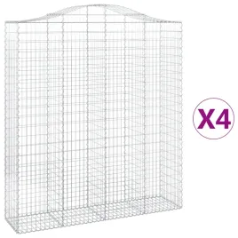 kosze-gabionowe-4-szt-200x50x220-240-cm-galwanizowane-zelazo