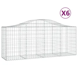 kosze-gabionowe-6-szt-200x50x80-100-cm-galwanizowane-zelazo