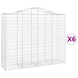 kosze-gabionowe-6-szt-200x50x160-180-cm-galwanizowane-zelazo