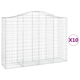 kosze-gabionowe-10-szt-200x50x140-160cm-galwanizowane-zelazo
