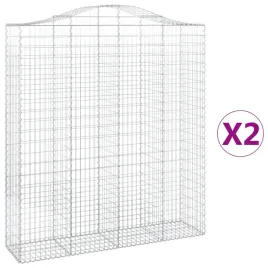 kosze-gabionowe-2-szt-200x50x220-240-cm-galwanizowane-zelazo