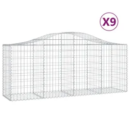 kosze-gabionowe-9-szt-200x50x80-100-cm-galwanizowane-zelazo