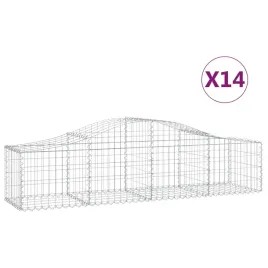 kosze-gabionowe-14-szt-200x50x40-60-cm-galwanizowane-zelazo