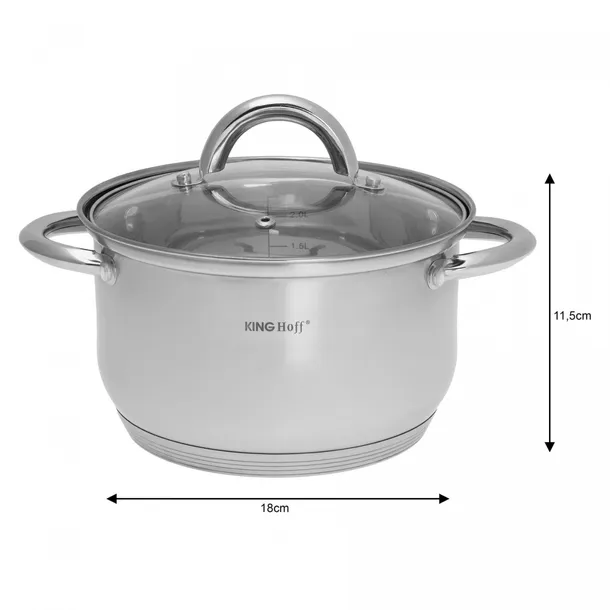 garnki-kinghoff-silver-8-ele-kh-4448-stan-nowy