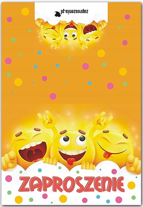 Zaproszenia Urodzinowe Emotki Party Urodziny Dla Dzieci ERLI pl zaproszenia-urodzinowe-emotki-party-urodziny-dla-dzieci-erli-pl