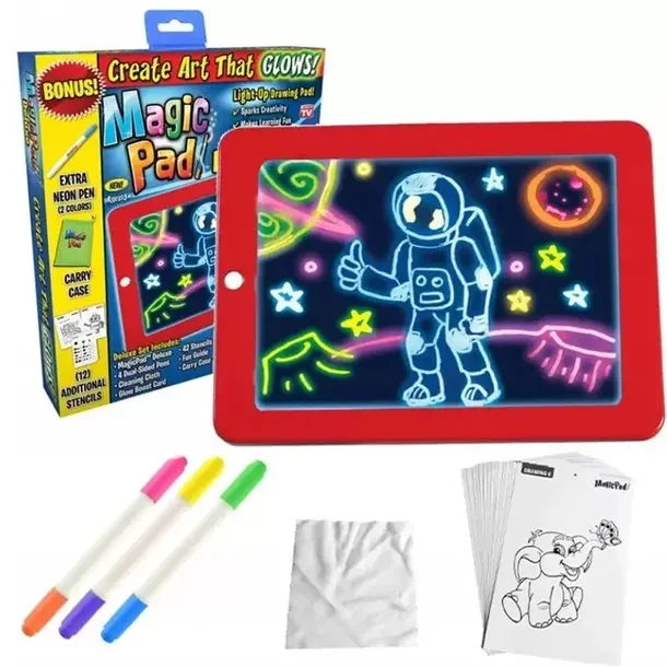 magic-pad-magiczny-tablet-led-tablica-znikopis-stan-nowy-material-plastik
