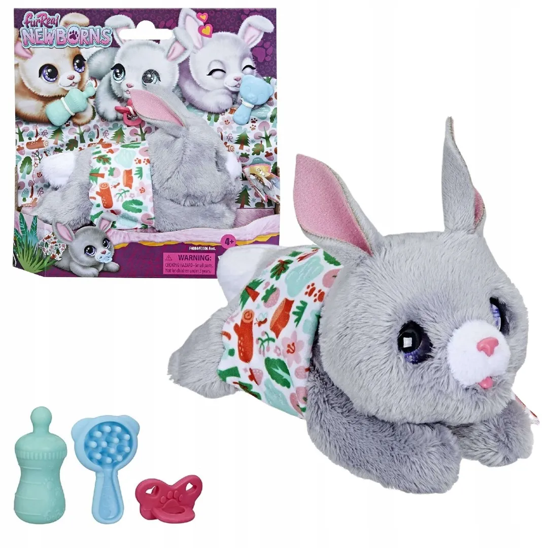 FURREAL NEWBORNS INTERAKTYWNY KRÓLICZEK F4084 – 140679483 - ERLI.pl