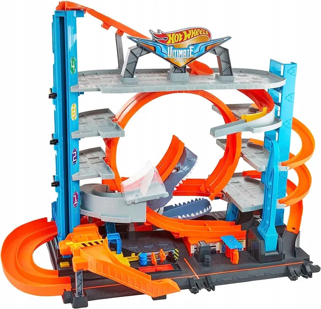 HOT WHEELS CITY MEGA GARAŻ REKINA +2 POJAZDY FTB69 – 140704473