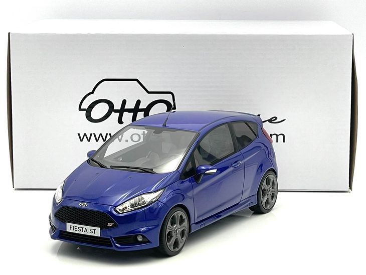 Ford Fiesta MK7 ST - 2016, blue Otto mobile 1:18 