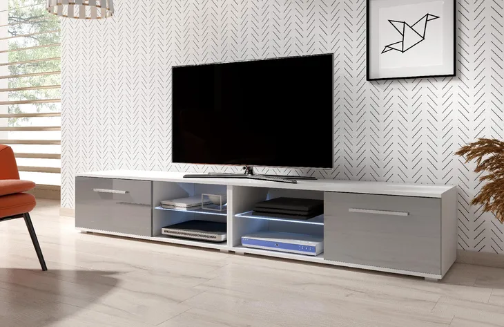 szafka-rtv-moon-2-double-led-stan-nowy