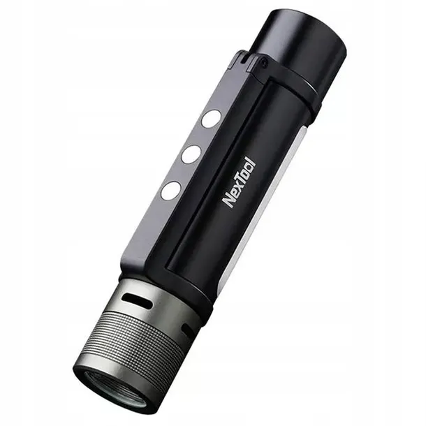 akumulatorowa-latarka-led-nextool-6w-zoom-usb-kolor-dominujacy-czarny