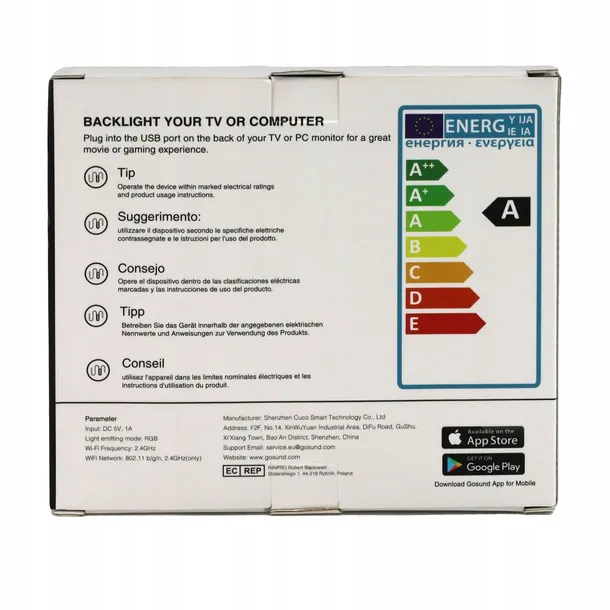 inteligentna-tasma-led-gosund-sl1-2-8m-napiecie-v-5v