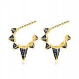 gnoce-kolczyki-triangle-blue-hoop