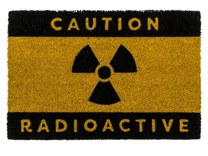 wycieraczka-caution-radioactive