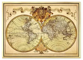 obraz-z-mapa-swiata-plotno-w-ramie-64x84cm