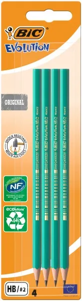 olowek-bic-evolution-bez-gumki-hb-4-szt-stan-nowy