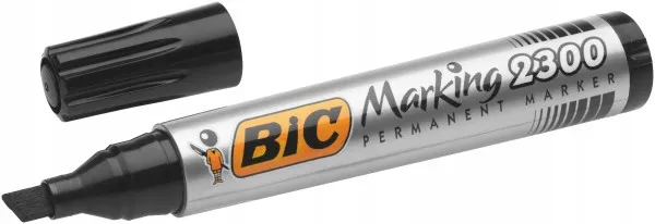 marker-permanentny-bic-2300-czarny-sciety-stan-nowy