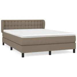 lozko-kontynentalne-z-materacem-taupe-tkanina-140x190-cm