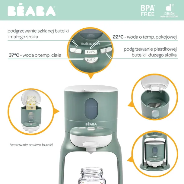 beaba-bib-expresso-ekspres-do-mleka-2w1-eucalyptus-waga-z-opakowaniem-2000-kg-stan-nowy