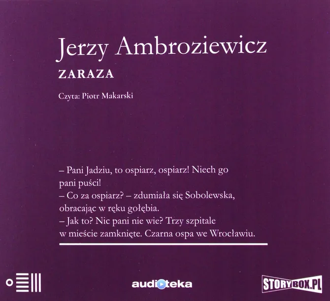 zaraza-audiobook-autor-ambroziewicz-jerzy
