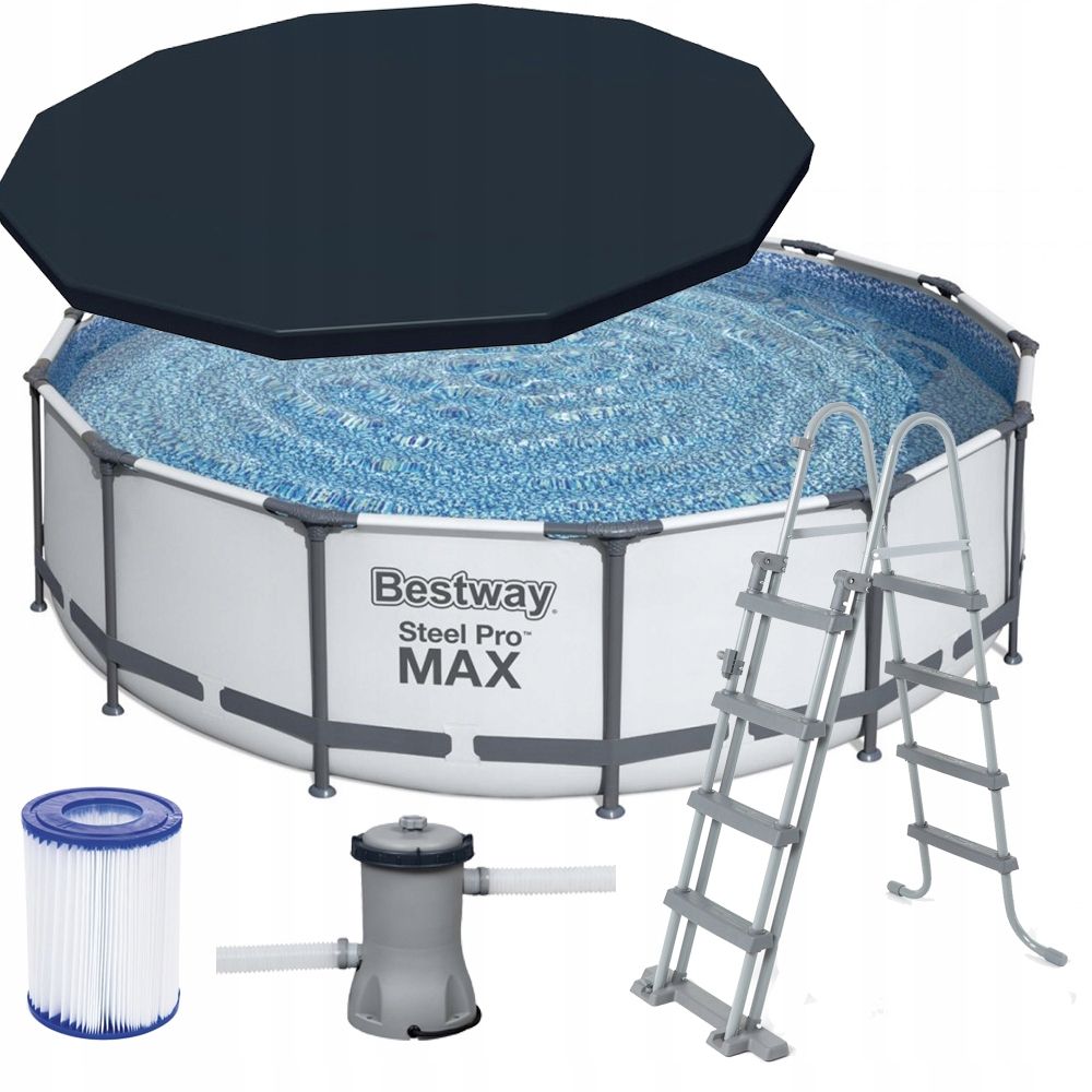 BESTWAY 56438 BASEN STALAŻOWY OGRODOWY 457x122 CM - ERLI.pl