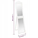 lustro-wolnostojace-biale-50x200-cm-stan-nowy-wysokosc-1-mm
