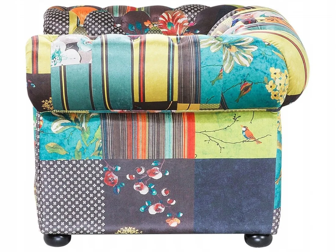fotel-patchwork-zolty-chesterfield-lumarko