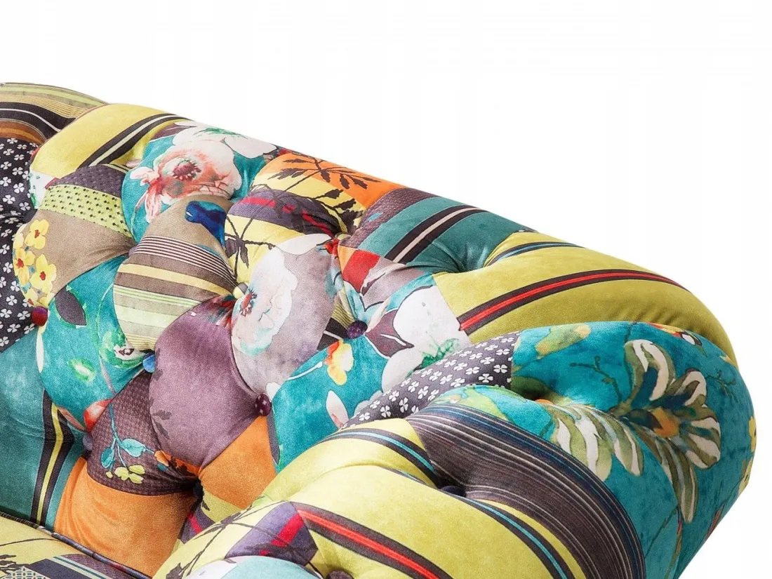 fotel-patchwork-zolty-chesterfield-lumarko