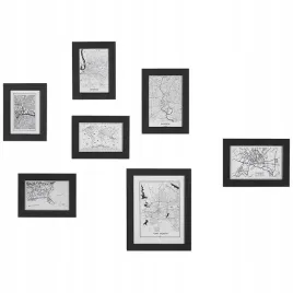 galeria-scienna-mapy-7-ramek-czarna-denkoro-lumar