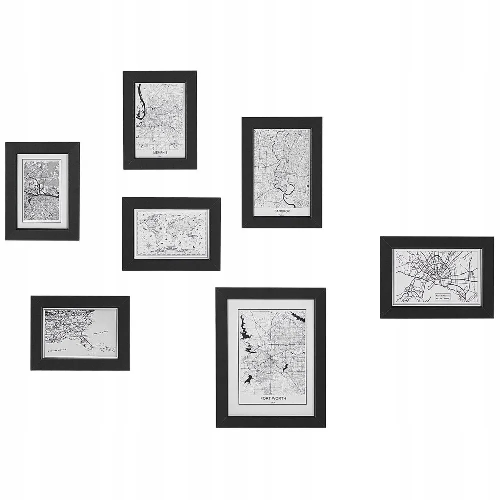 galeria-scienna-mapy-7-ramek-czarna-denkoro-lumar