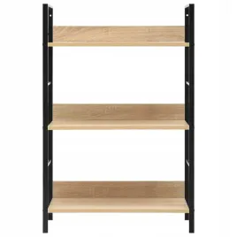 regal-z-3-polkami-kolor-debowy-60x276x905-cm