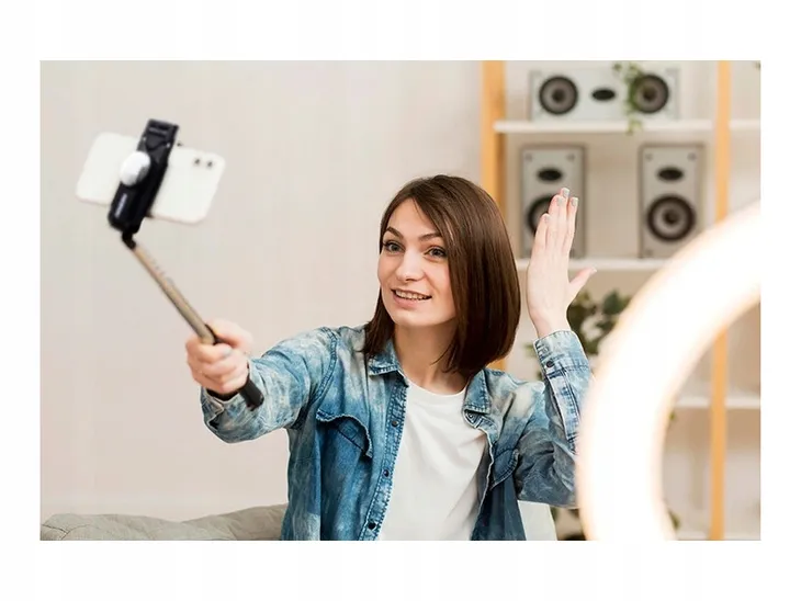 selfie-stick-tripod-statyw-pilot-bluetooth-stan-nowy-kod-producenta-kij