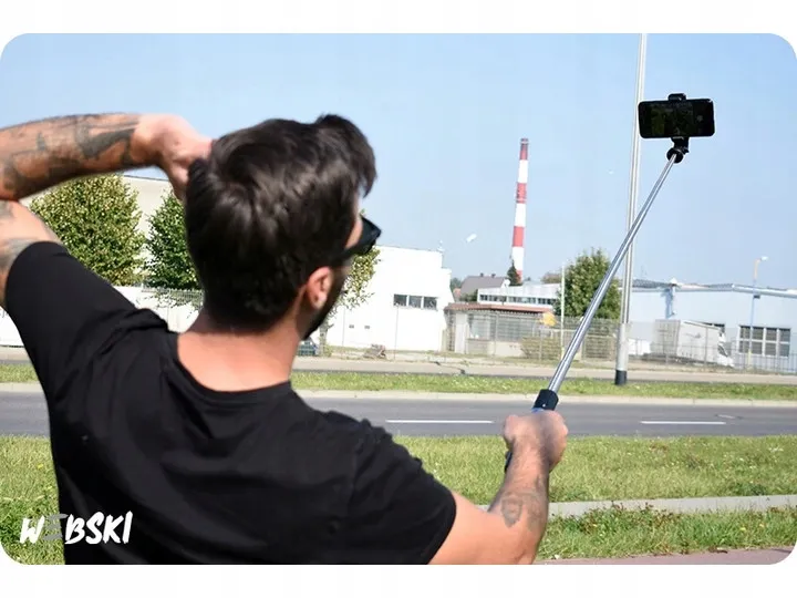 kij-do-selfie-stick-tripod-statyw-pilot-bluetooth-stan-nowy